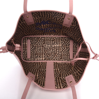 MCM Visetos Medium Liz Reversible Shopper Tote Soft Pink 9 of 15