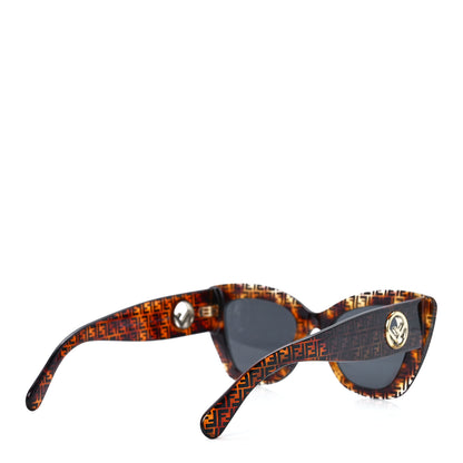 Fendi Acetate F is Fendi FF 51mm Cat Eye Sunglasses 0327/S Tortoise Camouflage 4 of 7