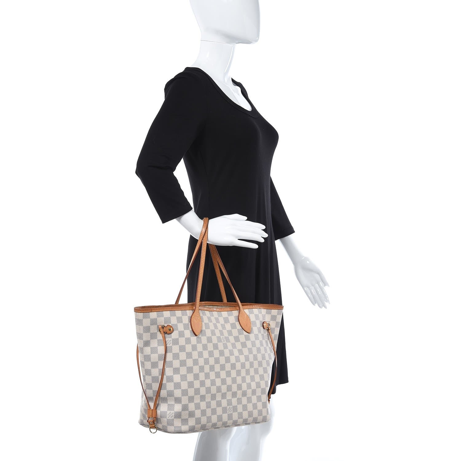 Louis Vuitton Damier Azur Neo Neverfull MM 2 of 19