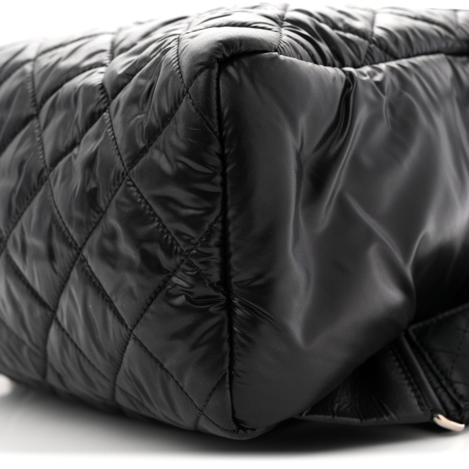 Chanel Nylon Quilted Coco Cocoon Backpack Black 10 of 10