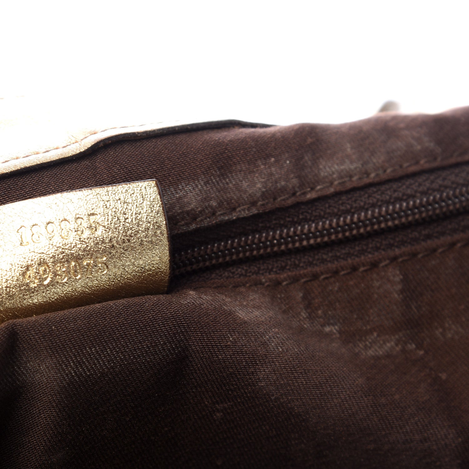 Gucci Monogram Large D Gold Hobo Metallic Gold 9 of 14