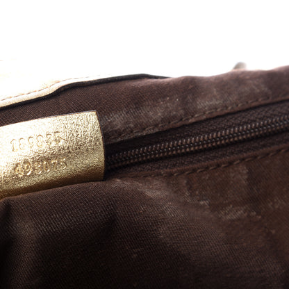 Gucci Monogram Large D Gold Hobo Metallic Gold 9 of 14