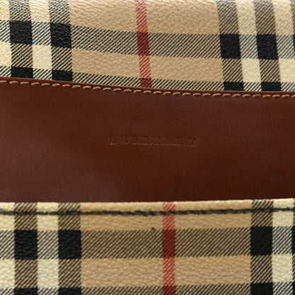 Burberry Haymarket Check Messenger Bag Brown 21 of 21