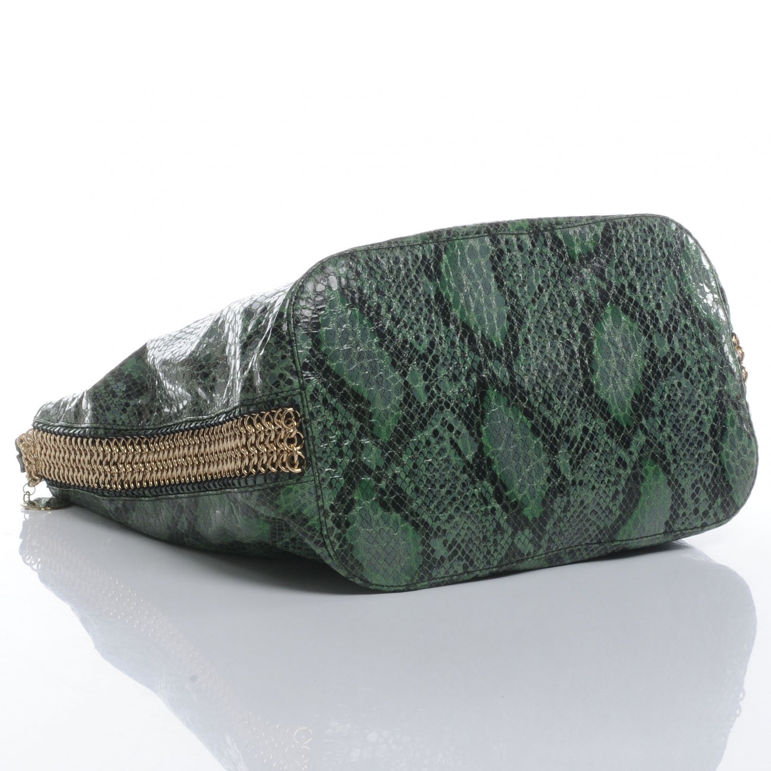 Stella McCartney Faux Python Bailey Boo Hobo Green 4 of 7