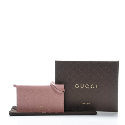 Gucci Dollar Calfskin Mini Swing Wallet Bag Soft Pink 9 of 9
