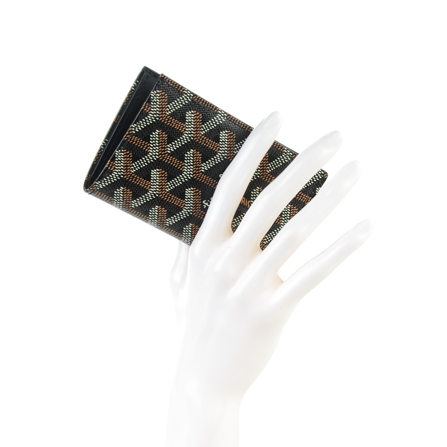 Goyard Goyardine Saint Pierre Card Holder Black 2 of 6