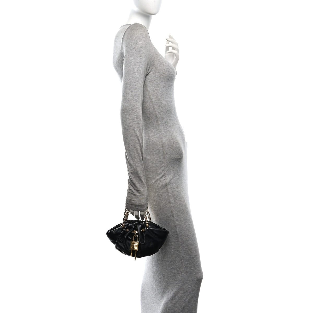 Givenchy Calfskin Kenny Mini Shoulder Bag Black 2 of 10