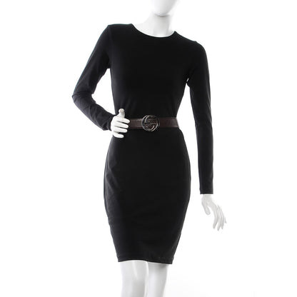 Gucci Guccissima Interlocking G Belt 85 34 Brown 2 of 7