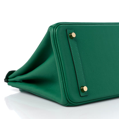 Hermes Taurillon Novillo Birkin 30 Vert Vertigo 8 of 9