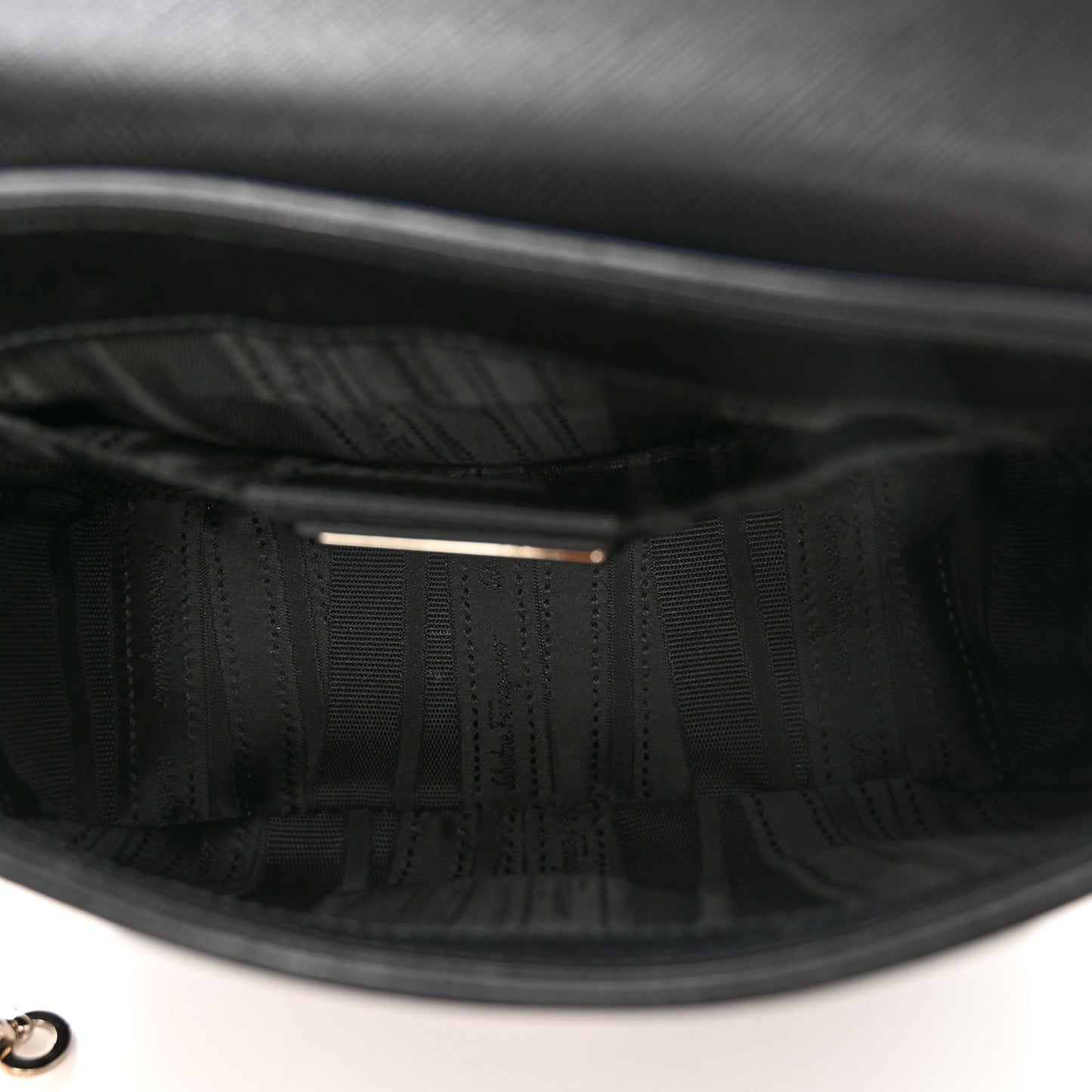 Saffiano Paris Crossbody Bag Black
