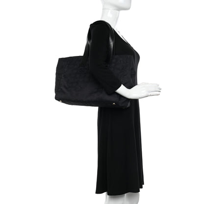 Chanel Nylon Large Travel Tote Black 2 of 11
