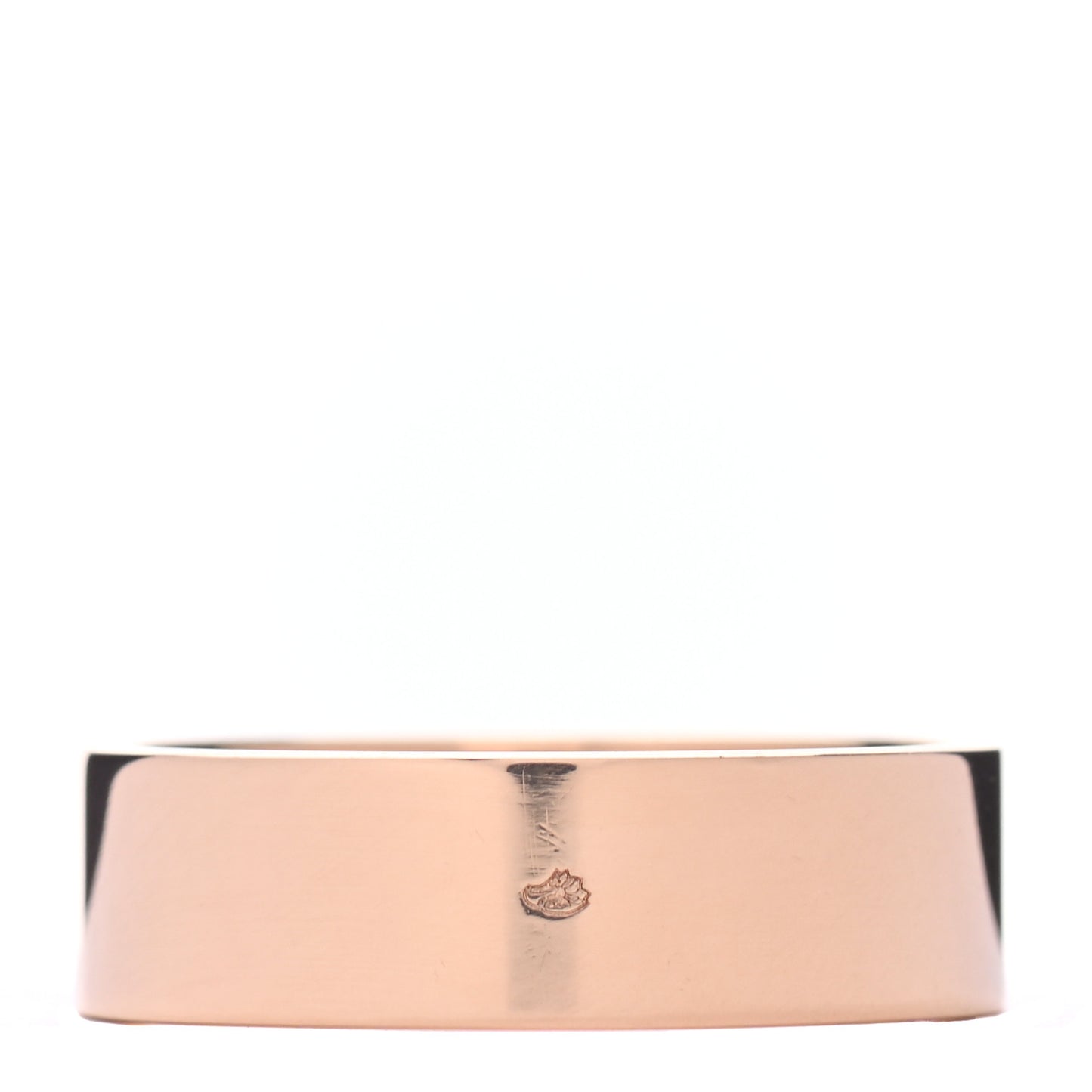 18K Rose Gold Diamond PM H D'Ancre Ring 52 6
