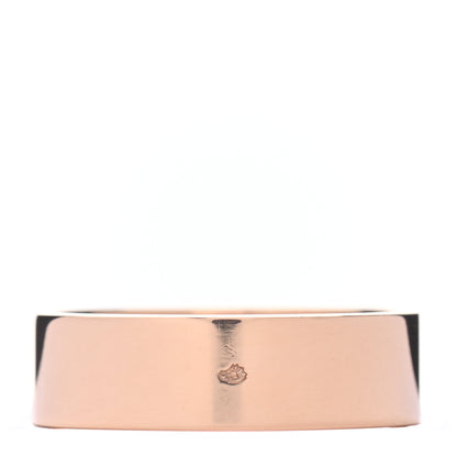 Hermes 18K Rose Gold Diamond PM H D'Ancre Ring 52 6 3 of 5