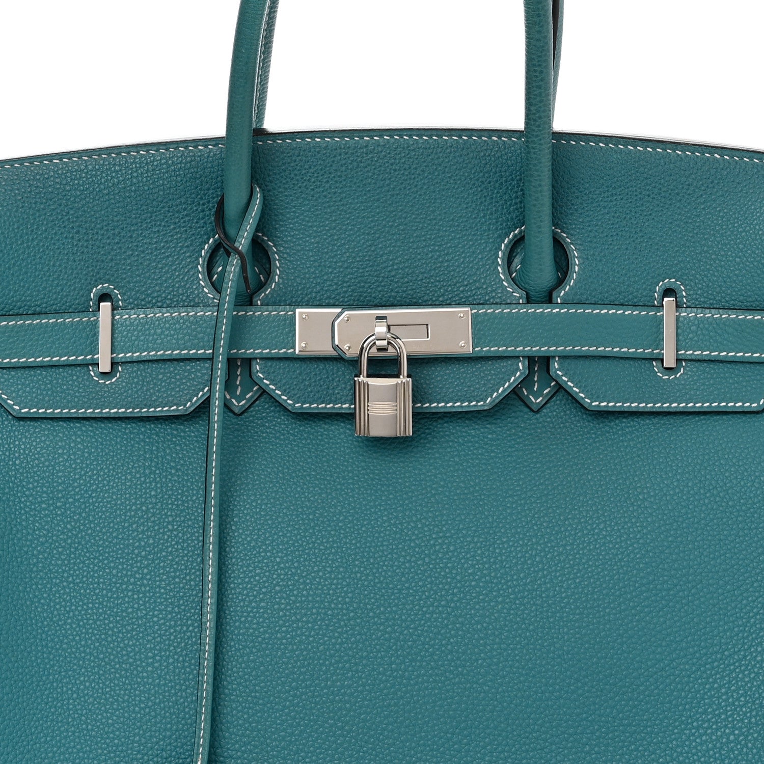 Hermes Togo Birkin 35 Blue Jean 8 of 12