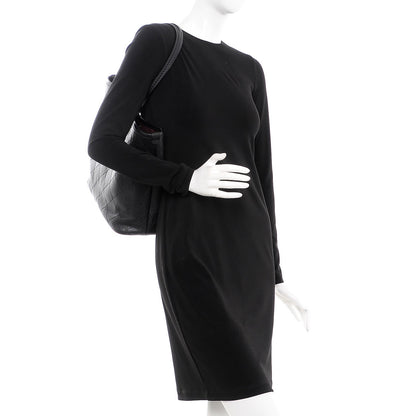 Chanel Grained Calfskin Shopping Fever Tote Black 2 of 10