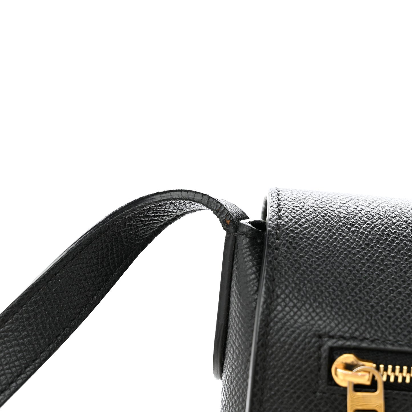 Grained Calfskin Compact Trotteur Black