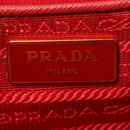 Prada Saffiano Lux Large Tote Fuoco 6 of 9