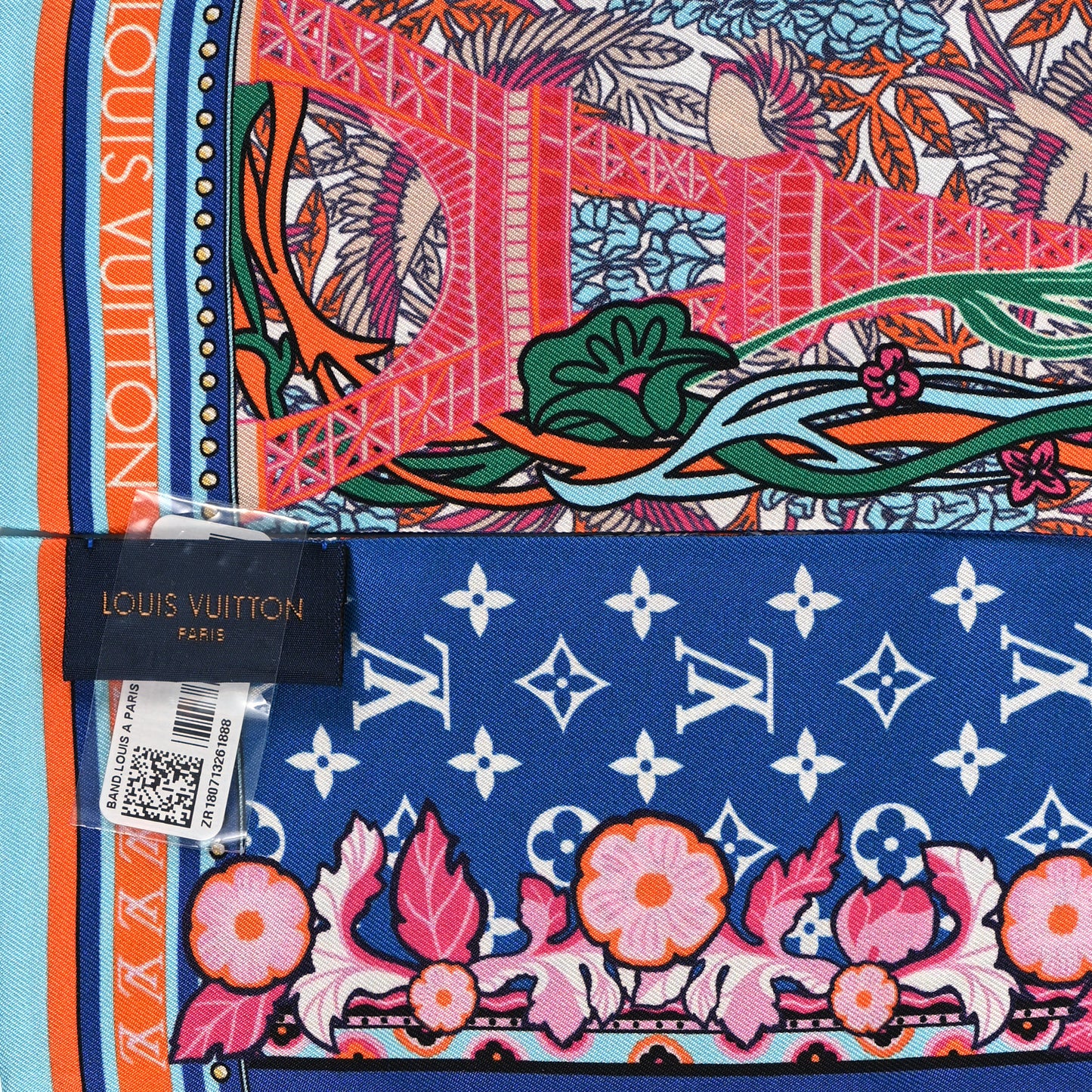 Silk Louis A Paris Bandeau Blue