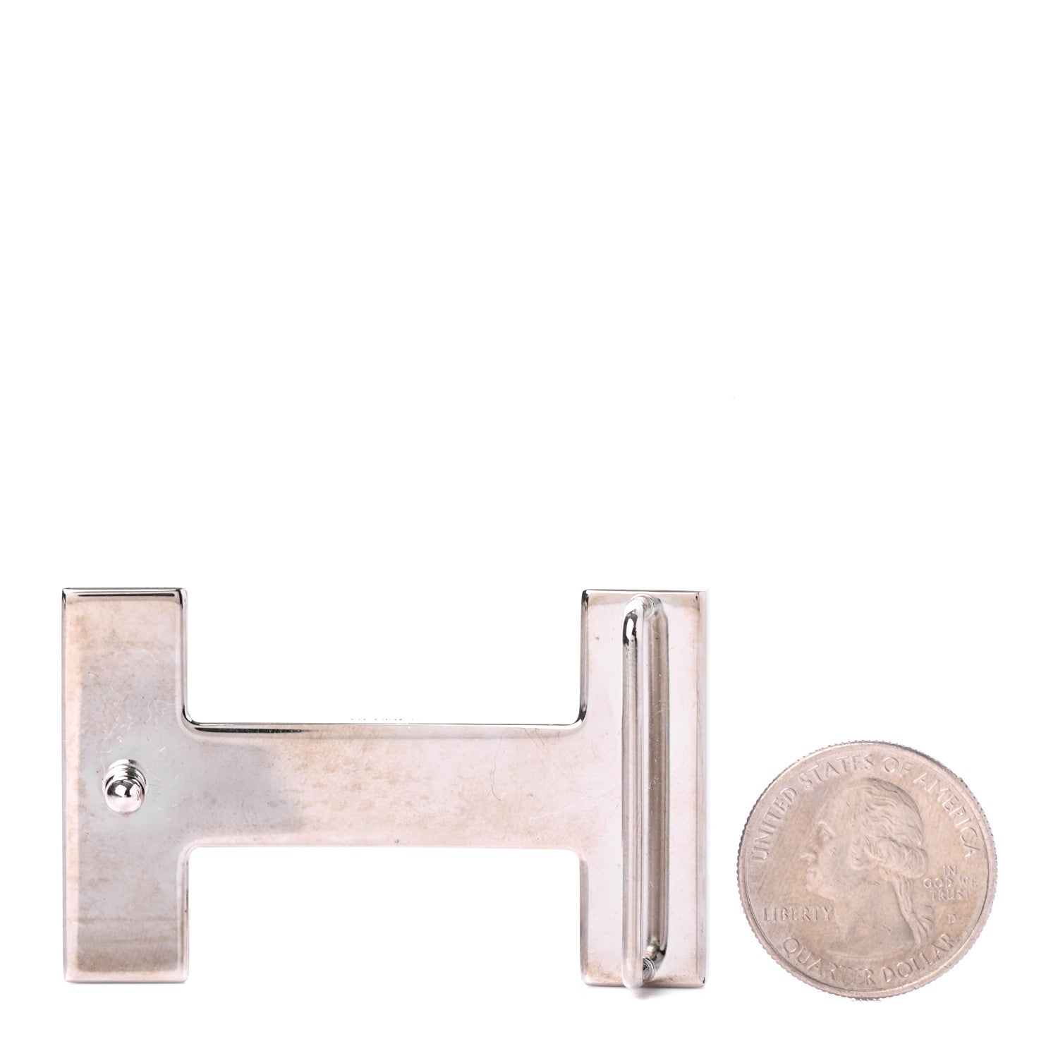 Hermes Enamel Quizz H Belt Buckle Orange 2 of 3