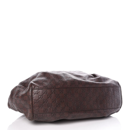 Gucci Guccissima Signature Large Sukey Tote Chocolate 4 of 9