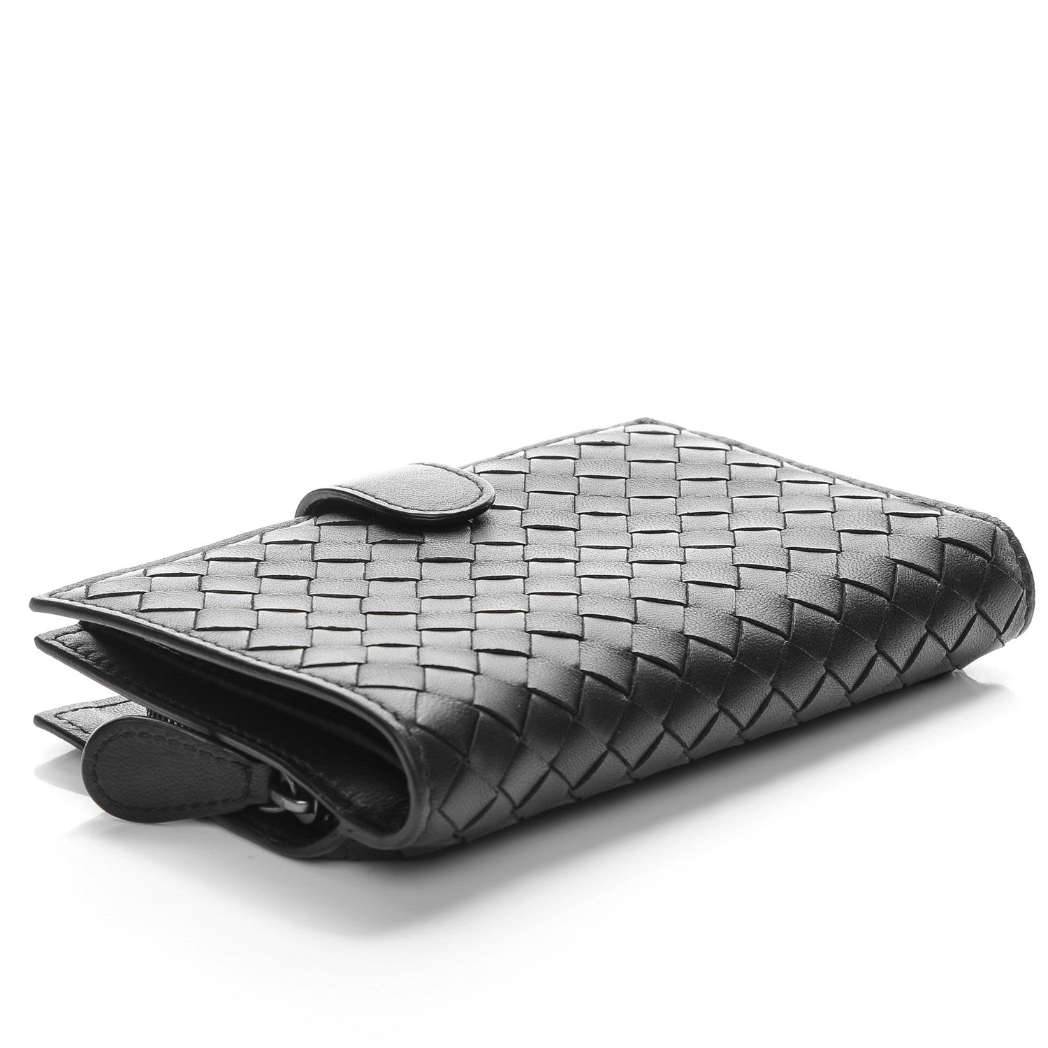 Bottega Veneta Nappa Intrecciato Continental Wallet Black 4 of 9