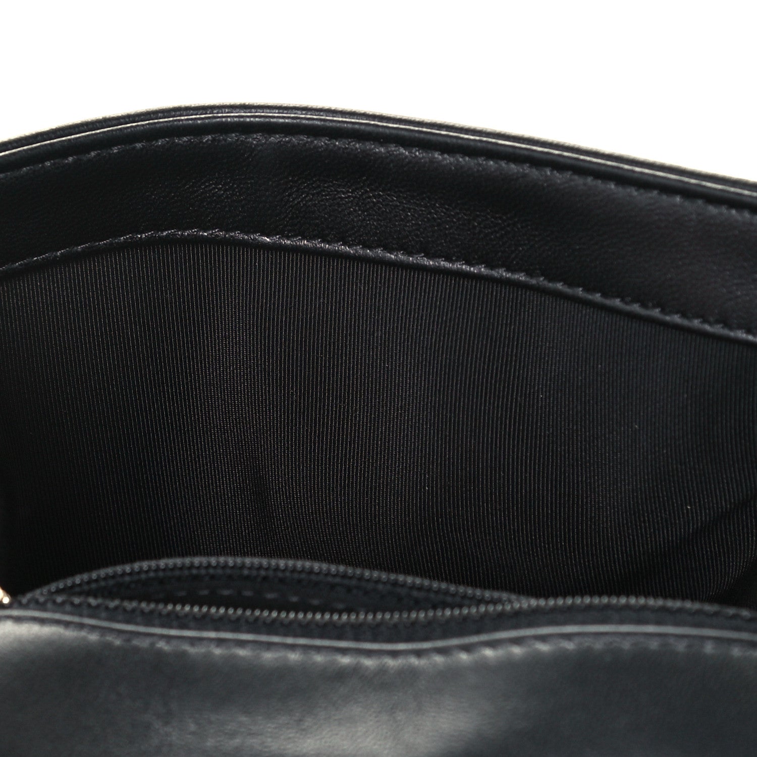 Chanel Lambskin Quilted Studded CC Flap Black 11 of 12