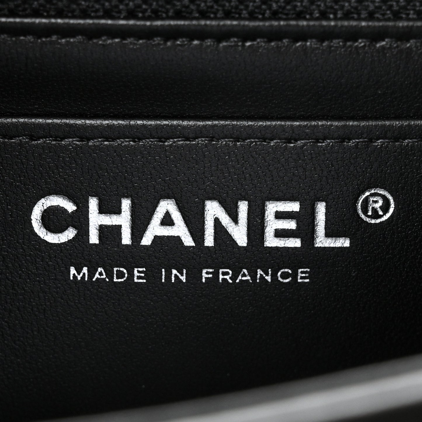 Lambskin Quilted Mini Rectangular Flap Black