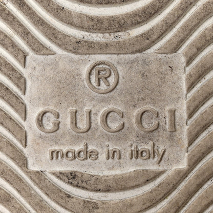 Gucci Calfskin Web Pearl Studded Womens Ace Sneakers 35.5 White 8 of 10