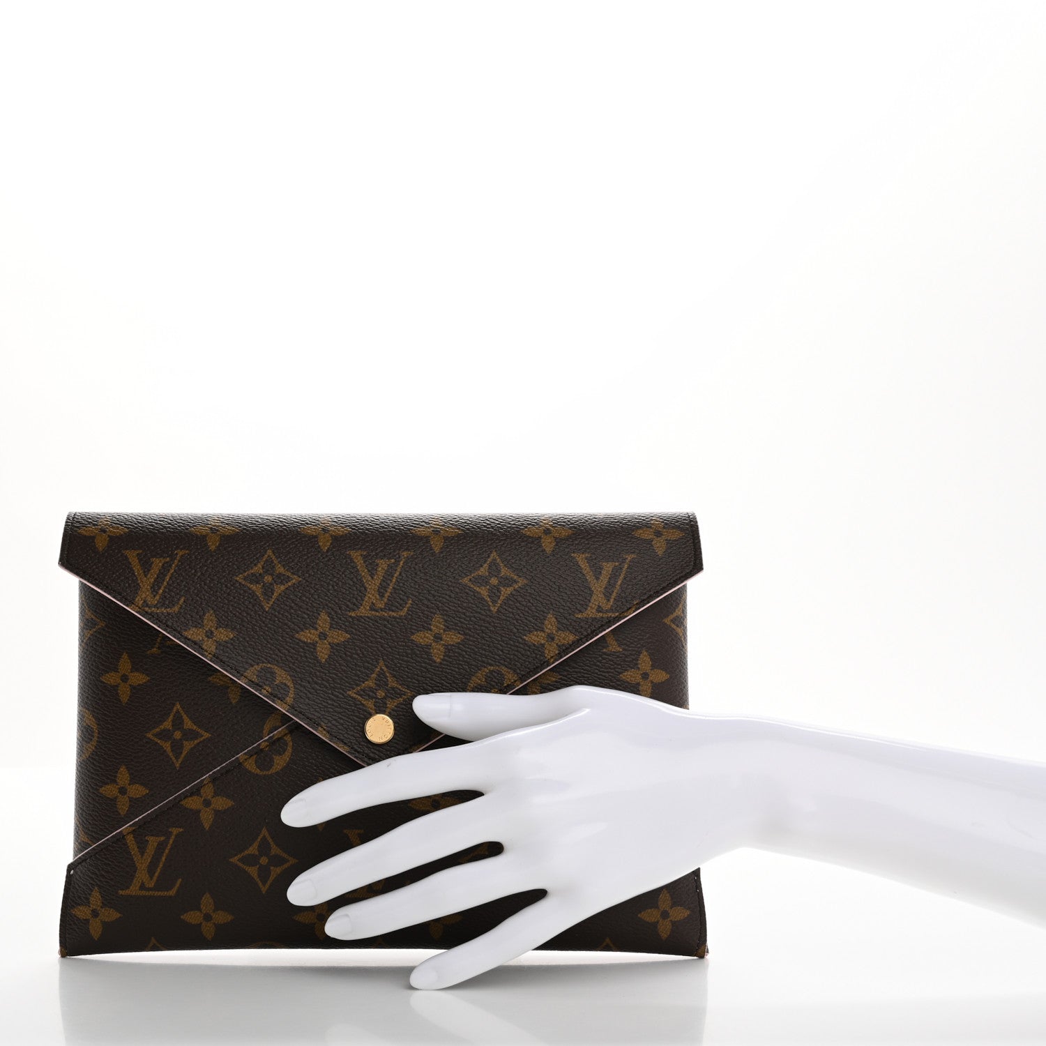 Louis Vuitton Monogram Large Kirigami Pochette Insert Rose Ballerine 2 of 9