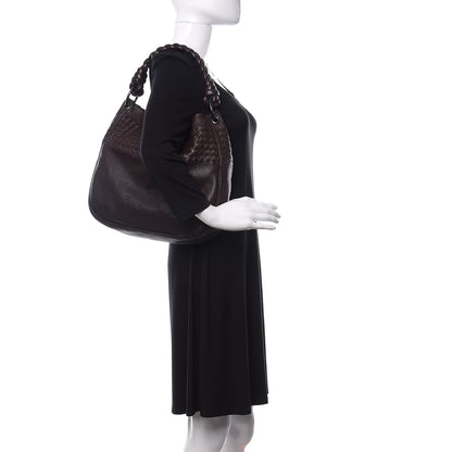 Bottega Veneta Cervo Intrecciato Shoulder Bag Ebano 2 of 13