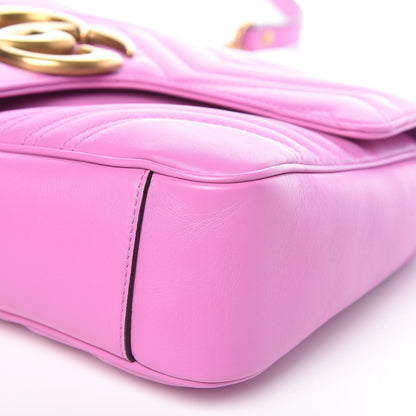 Gucci Calfskin Matelasse Medium GG Marmont Shoulder Bag Candy Mousse 9 of 9
