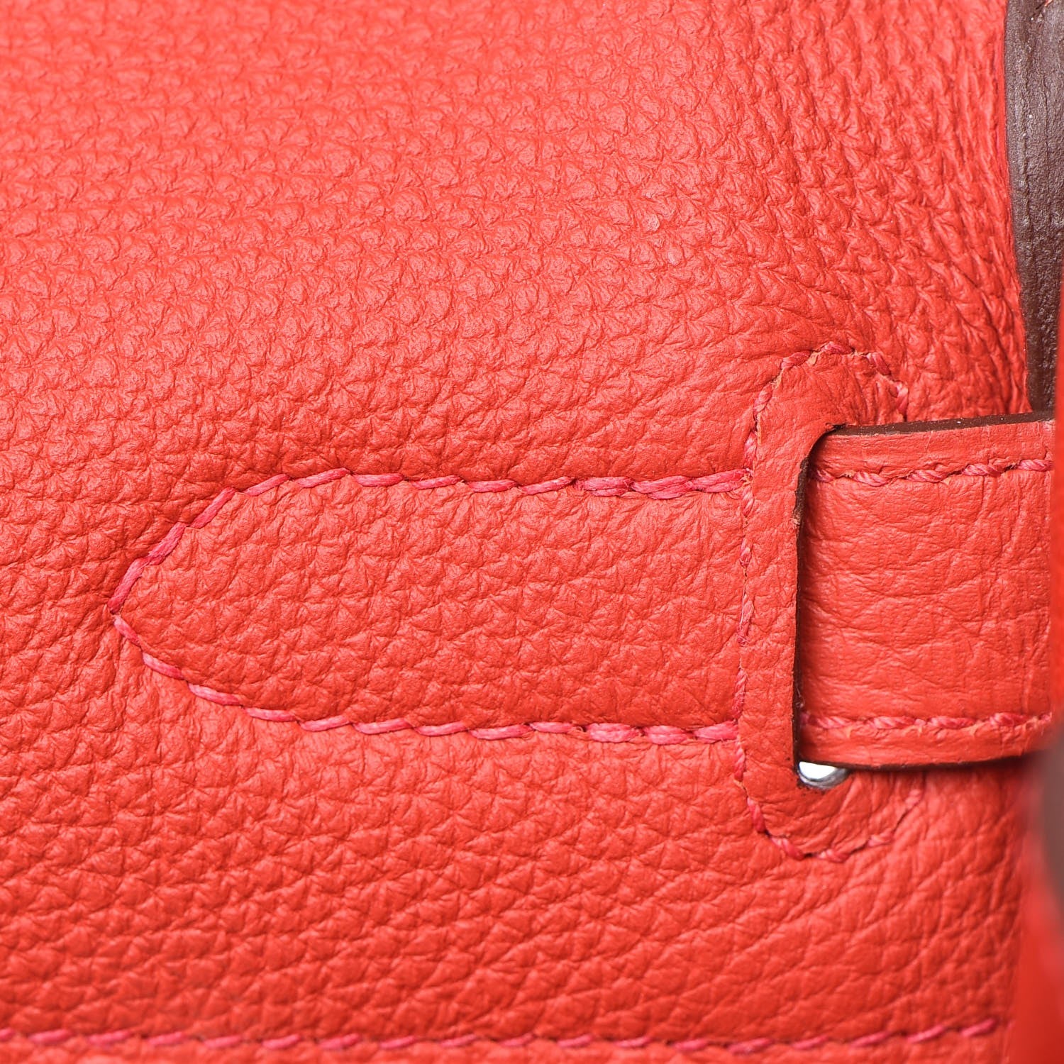 Hermes Togo Kelly Retourne 32 Vermillion 12 of 36