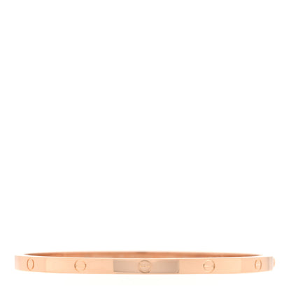 Cartier 18K Pink Gold Small LOVE Bracelet 17 1 of 5