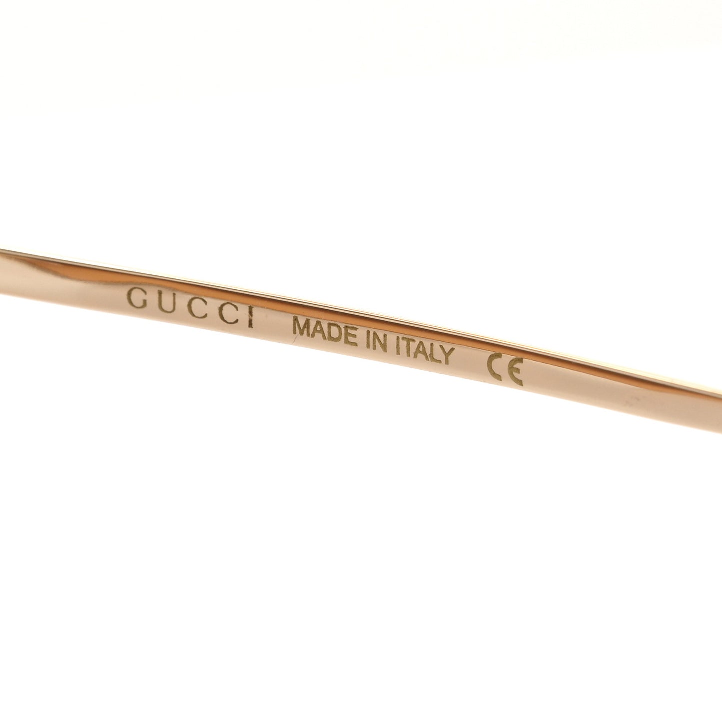 Metal Horsebit Square Sunglasses GG0879S Gold