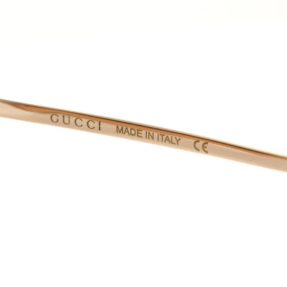 Gucci Metal Horsebit Square Sunglasses GG0879S Gold 6 of 8