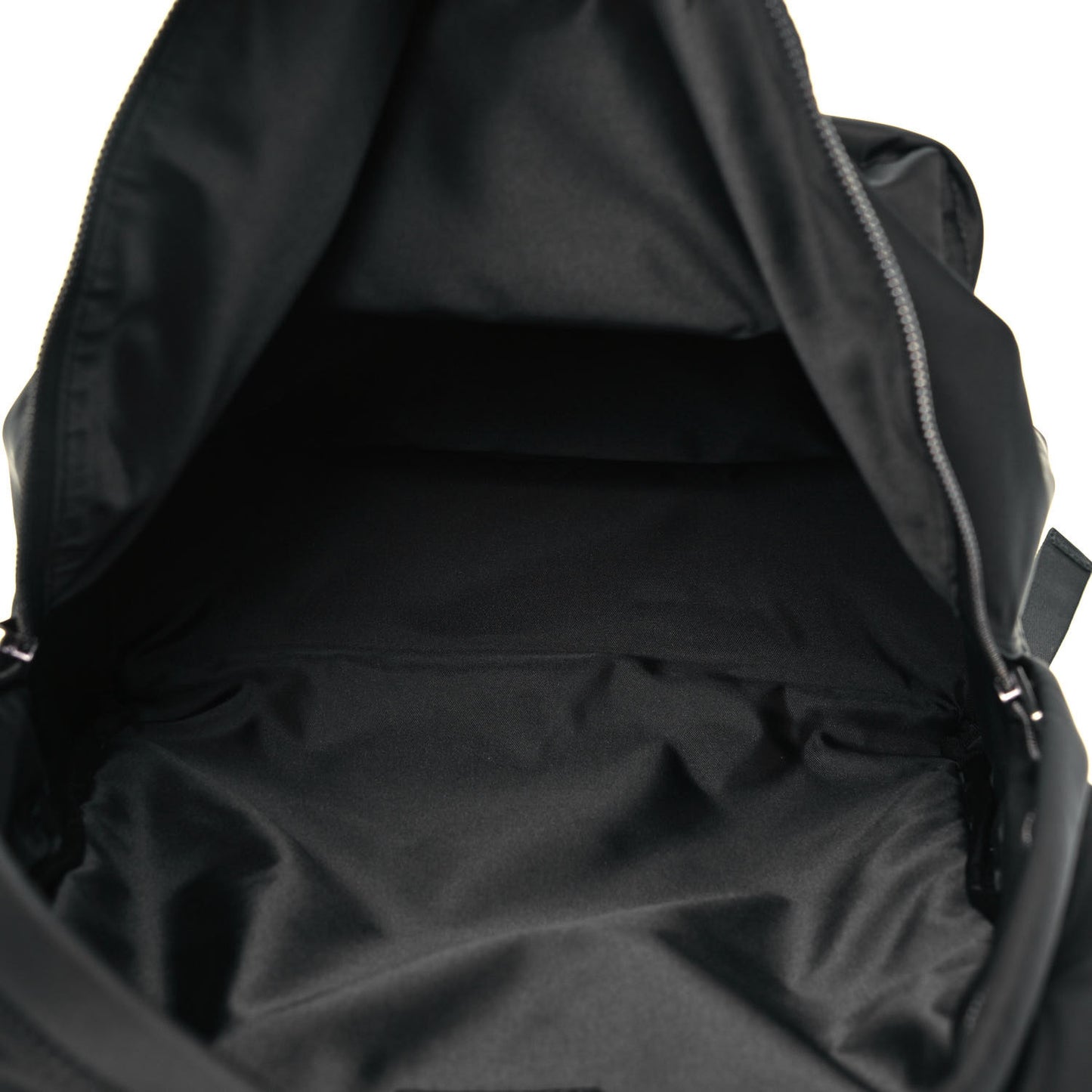 Nylon Urban Backpack Black White