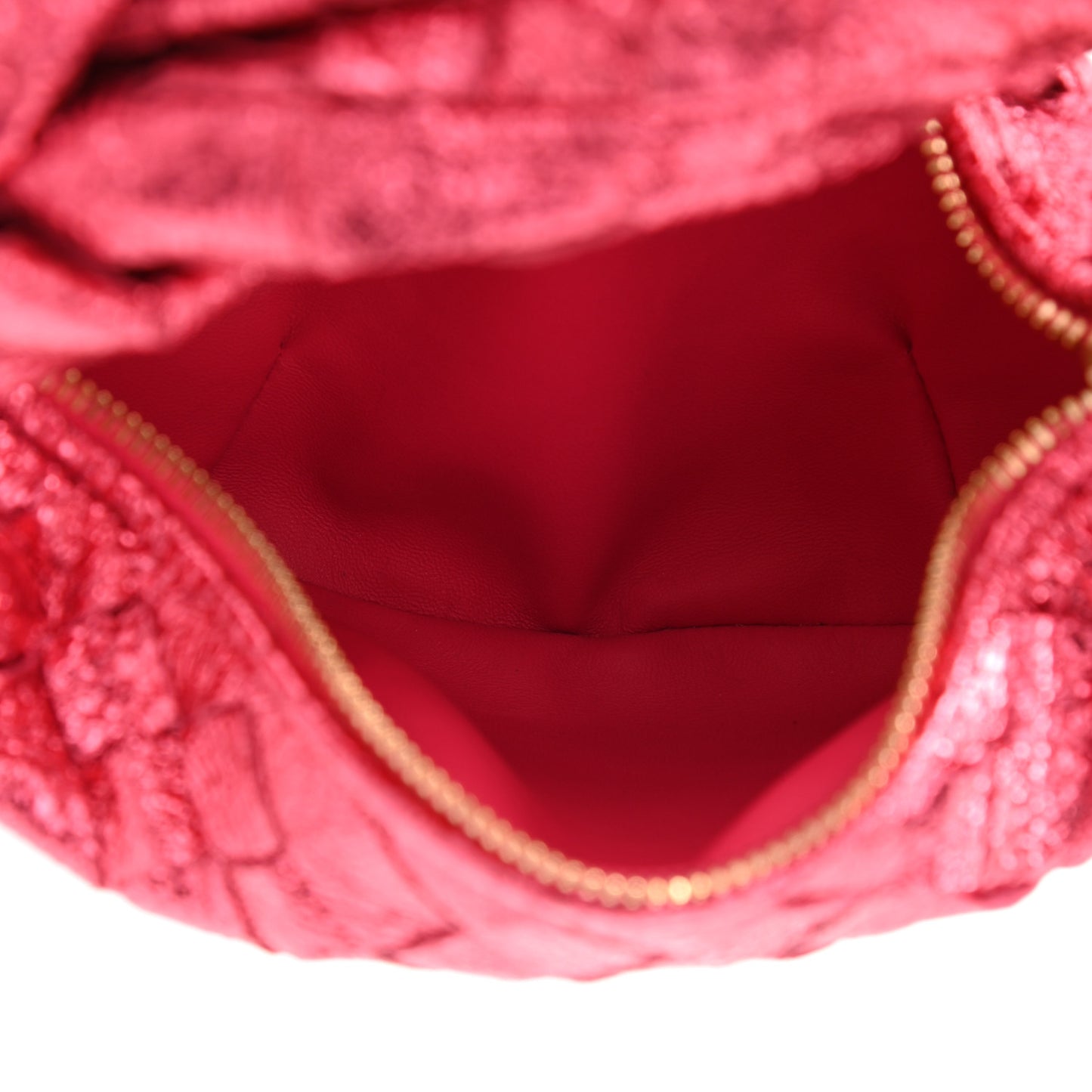 Metallic Nappa Intrecciato Mini Jodie Lollipop