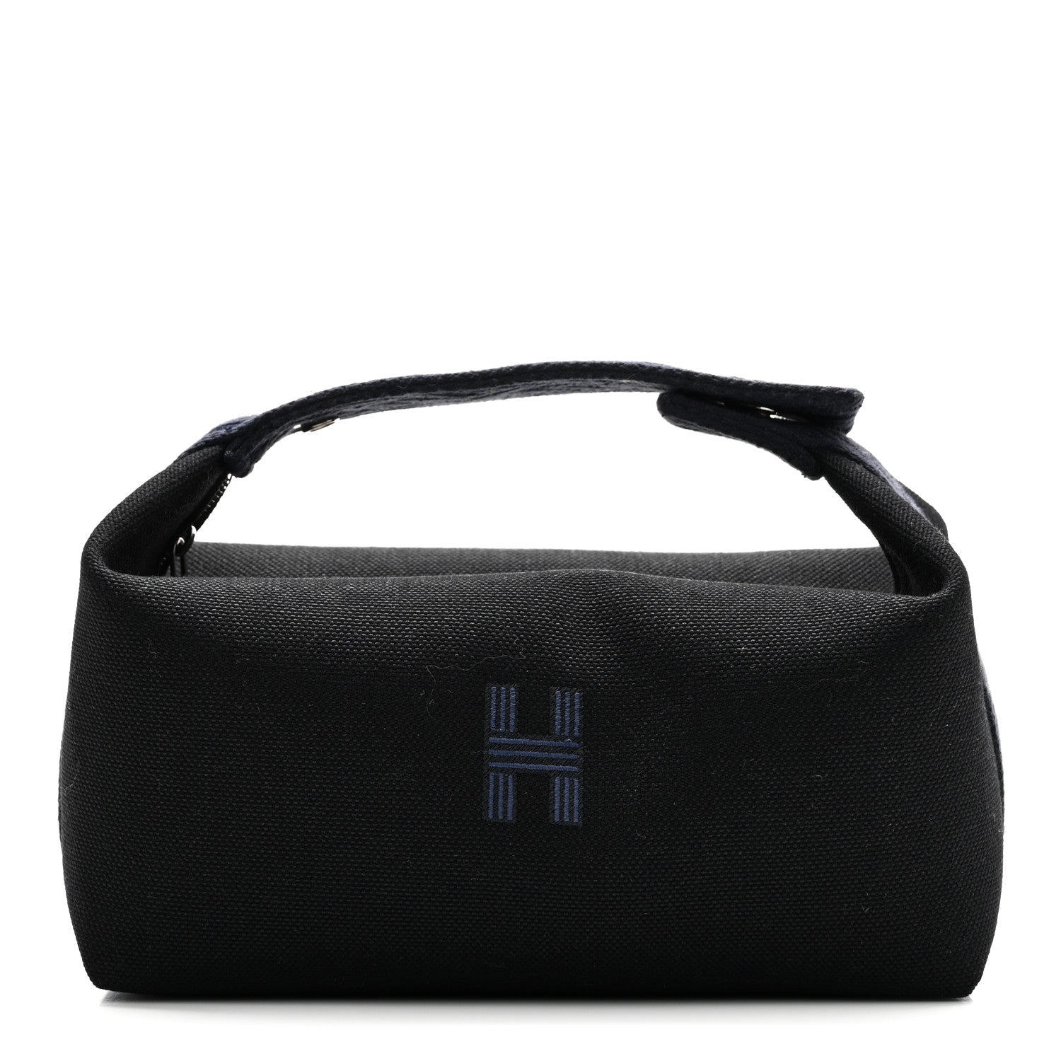 Hermes Canvas Small Bride-A-Brac Pouch Black Bleu Nuit 1 of 10