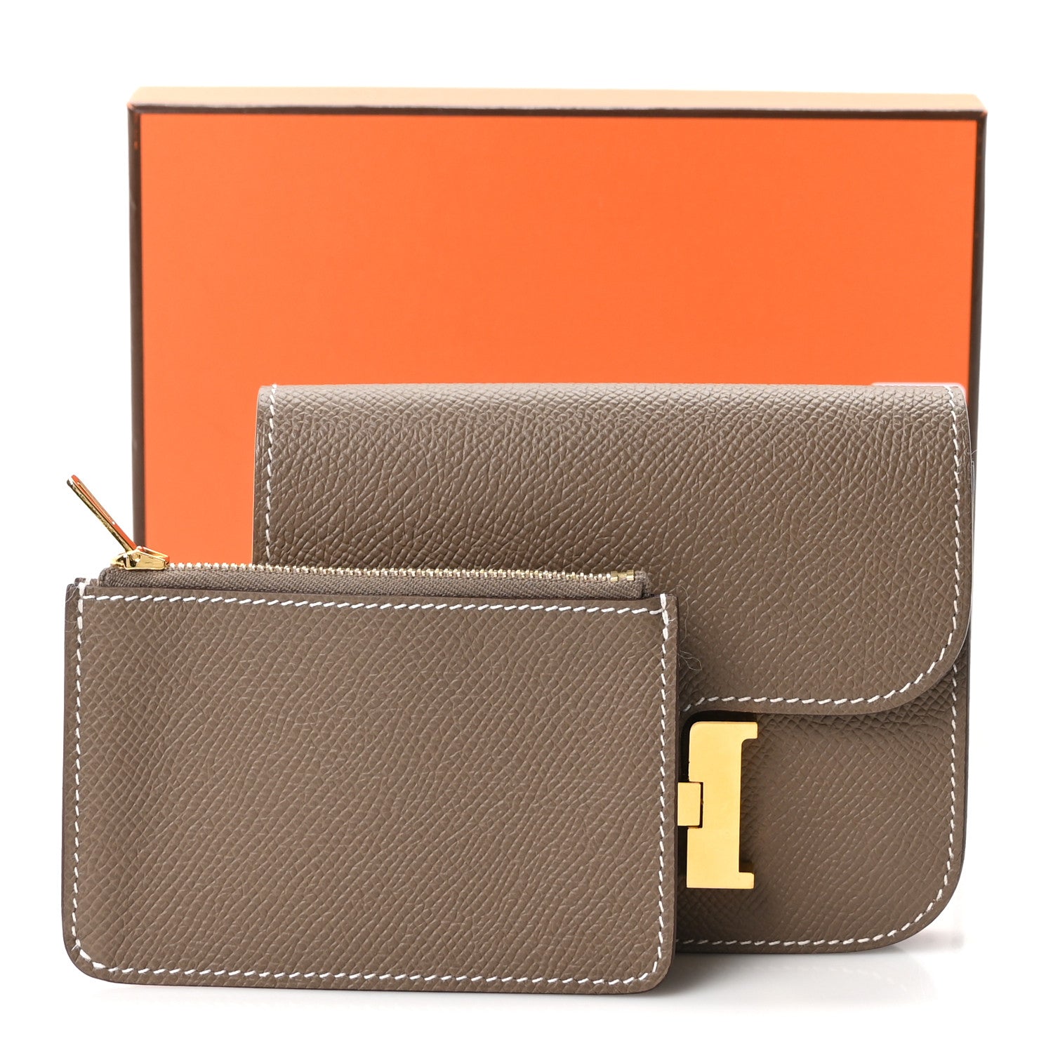 Hermes Epsom Constance Slim Wallet Etoupe 11 of 11
