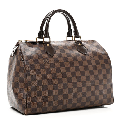 Louis Vuitton Damier Ebene Speedy 30 3 of 10