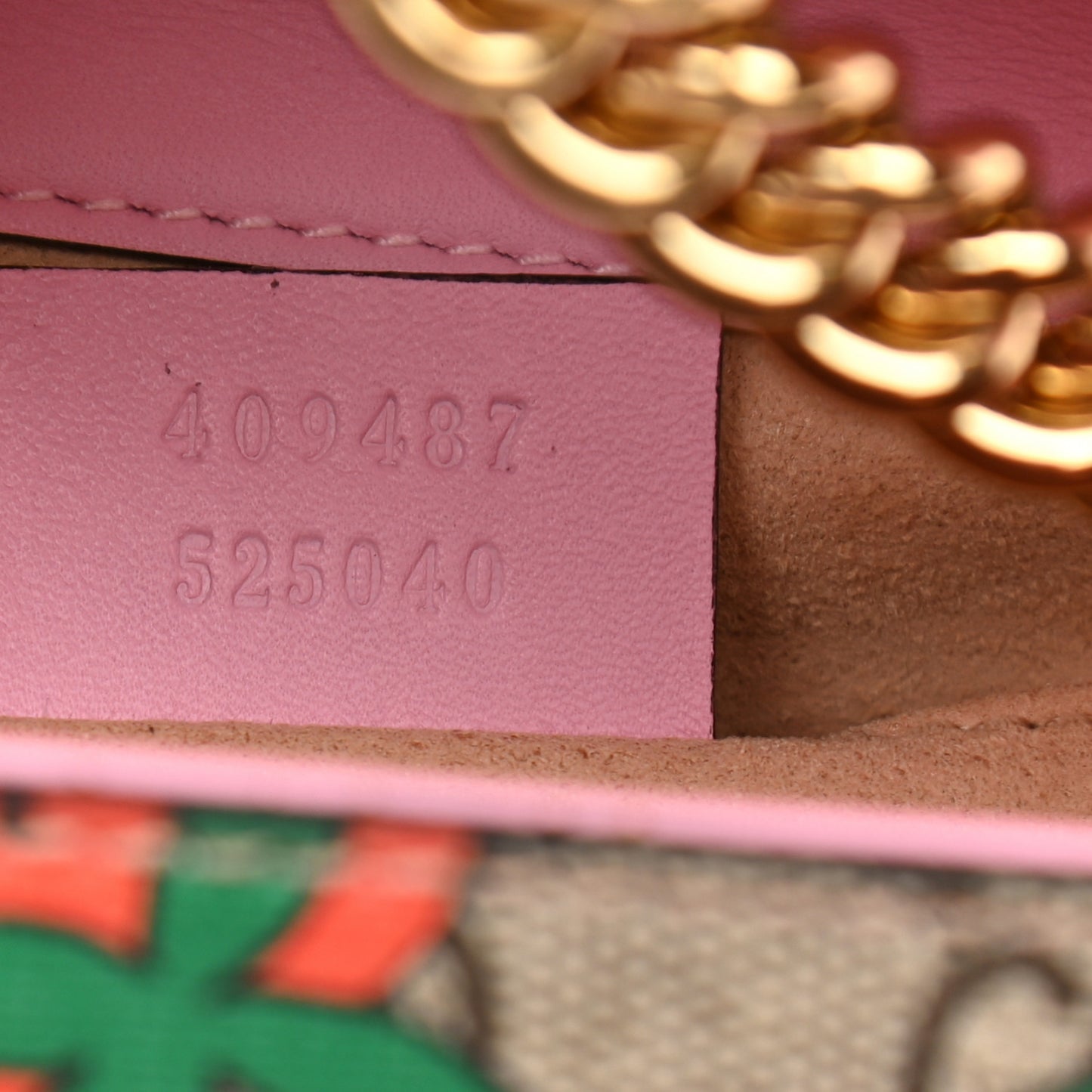 GG Supreme Monogram Strawberry Small Padlock Shoulder Bag