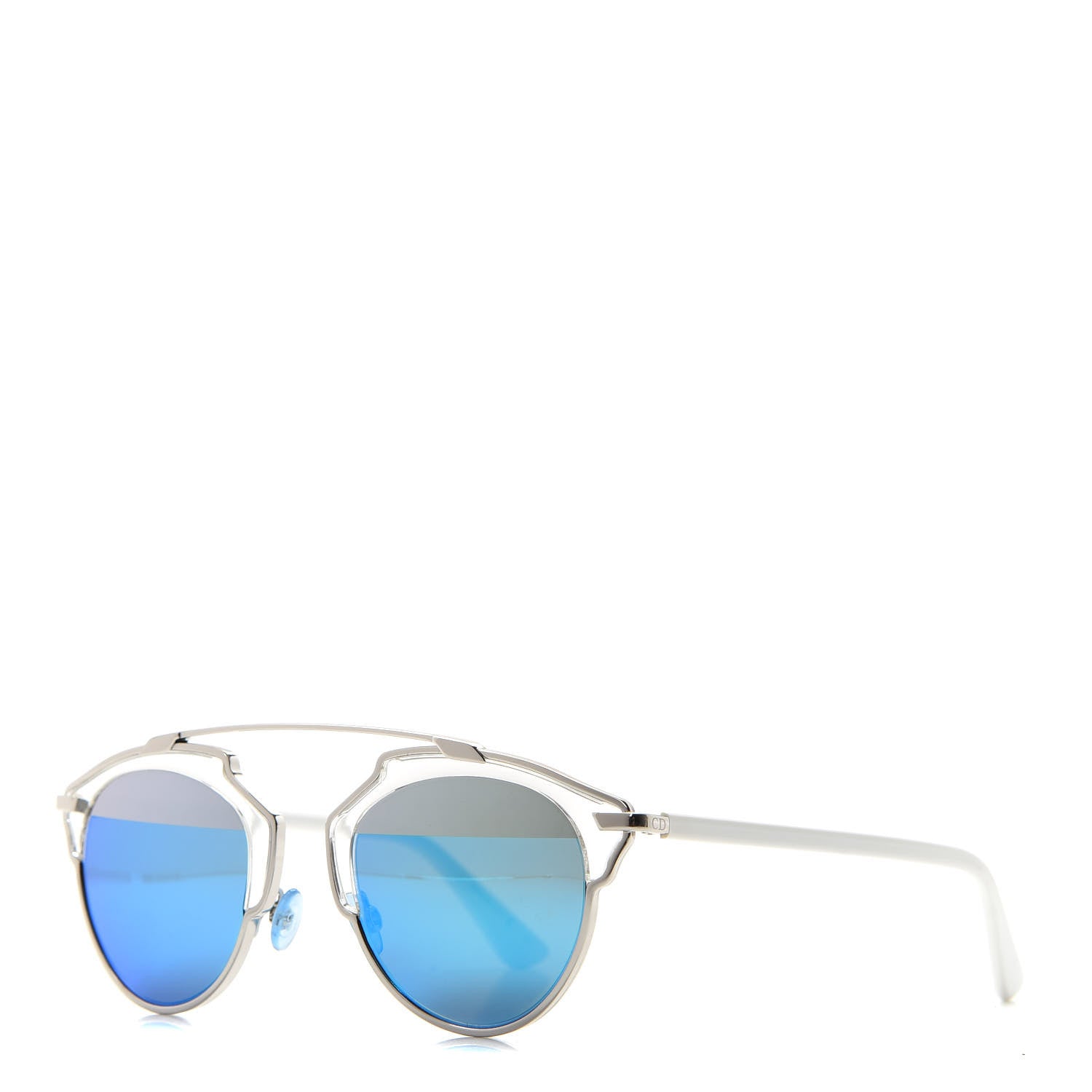 Christian Dior Mirrored So Real Sunglasses White 1 of 6