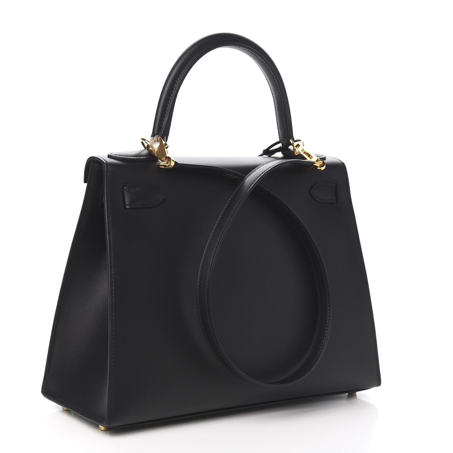 Hermes Sombrero Kelly Sellier 28 Black 2 of 36