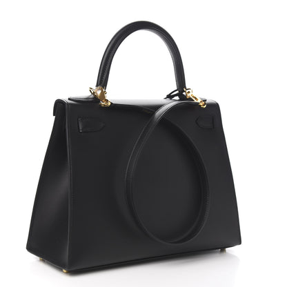 Hermes Sombrero Kelly Sellier 28 Black 2 of 36