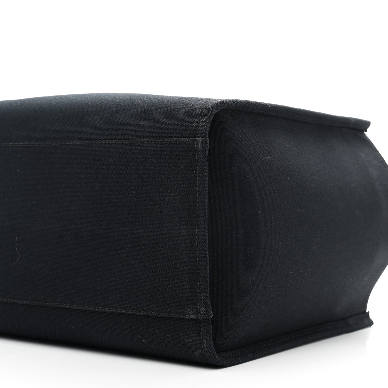 Versace Canvas Suppler Calfskin Cabas GV Signature Tote Black 9 of 9