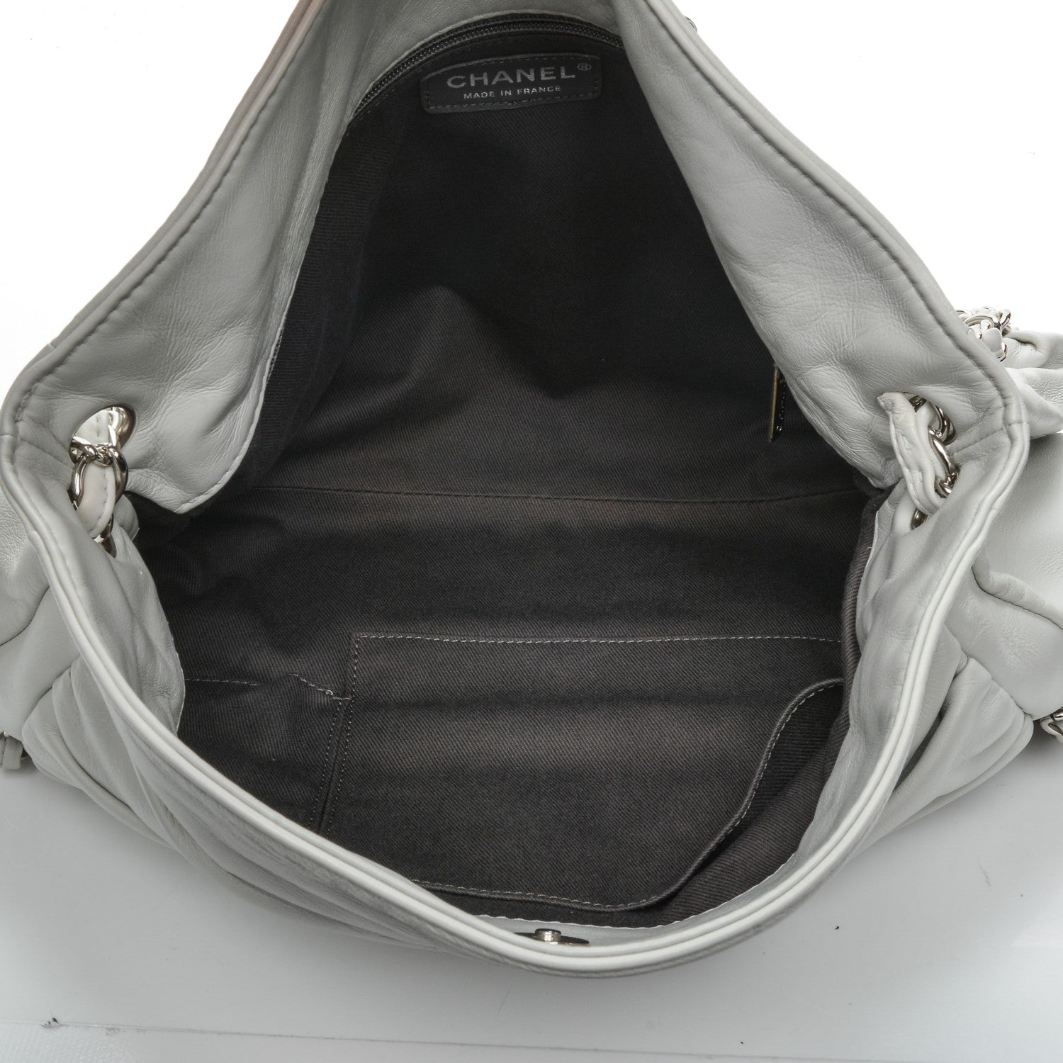 Chanel Lambskin Large Sharpei Bag White 5 of 7
