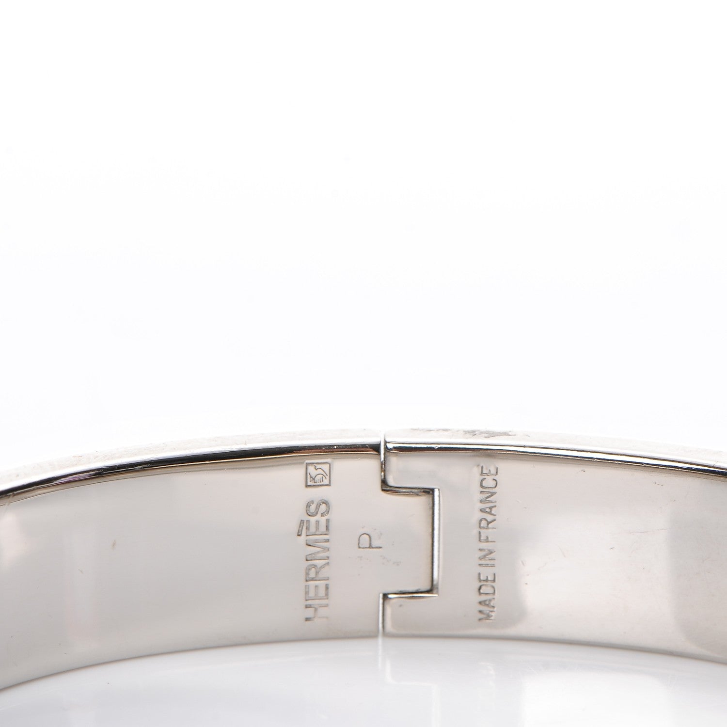 Hermes Enamel Narrow Clic Clac H Bracelet PM Jade 4 of 5