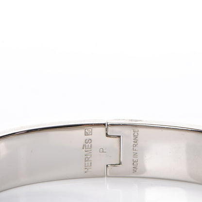 Hermes Enamel Narrow Clic Clac H Bracelet PM Jade 4 of 5