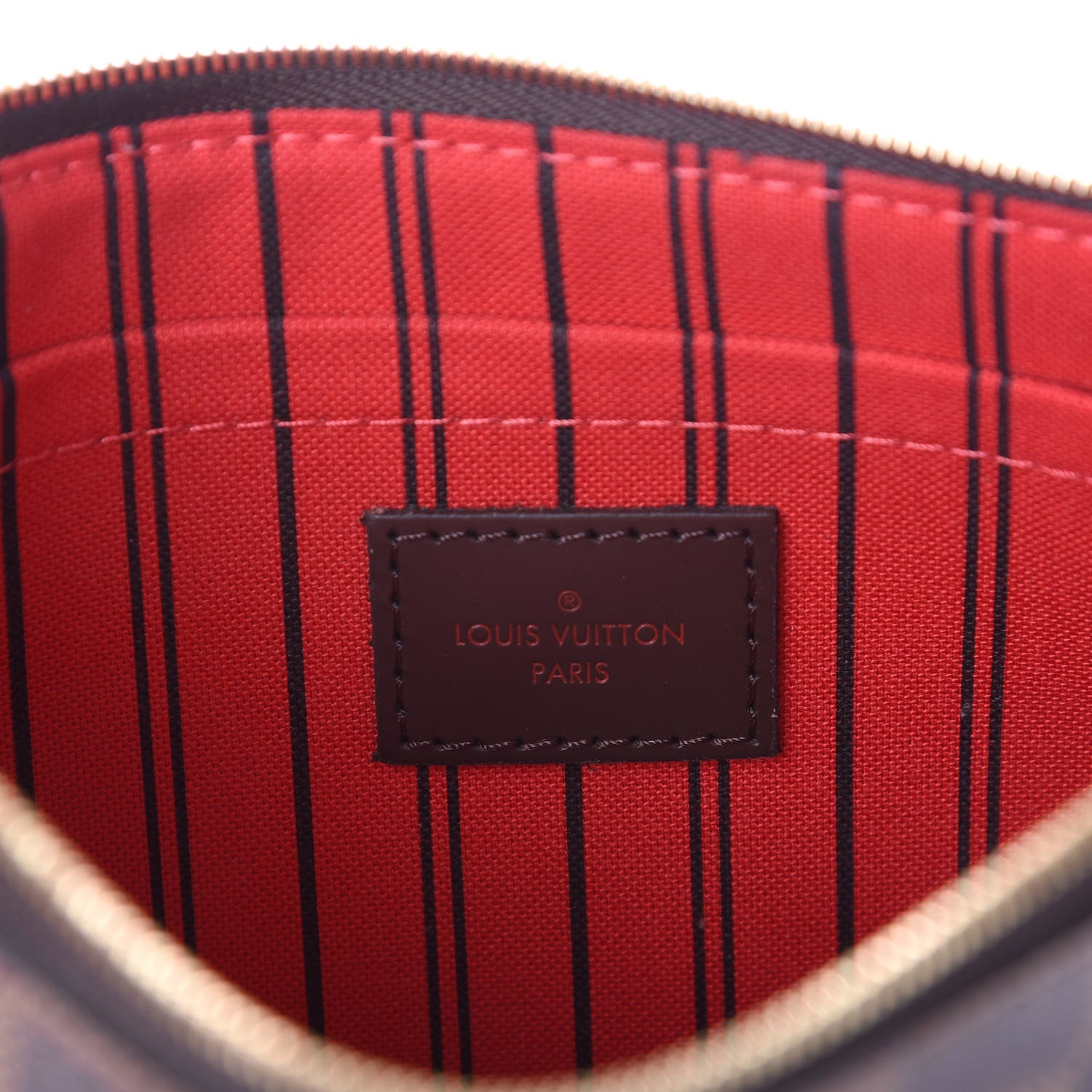 Louis Vuitton Damier Ebene Neverfull MM GM Pochette 9 of 12