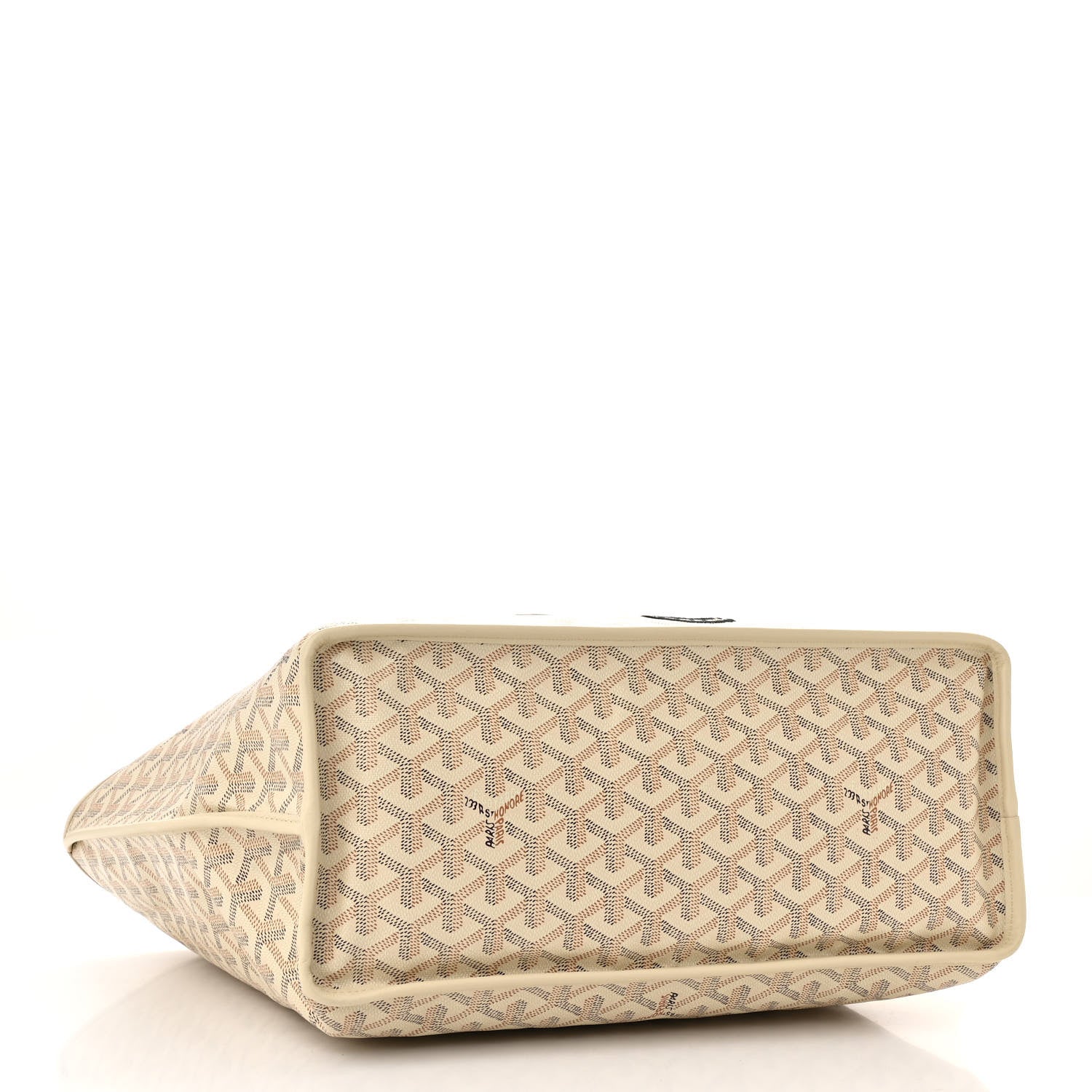 Goyard Goyardine Embroidered Seahorse Reversible Anjou PM Sand 7 of 17